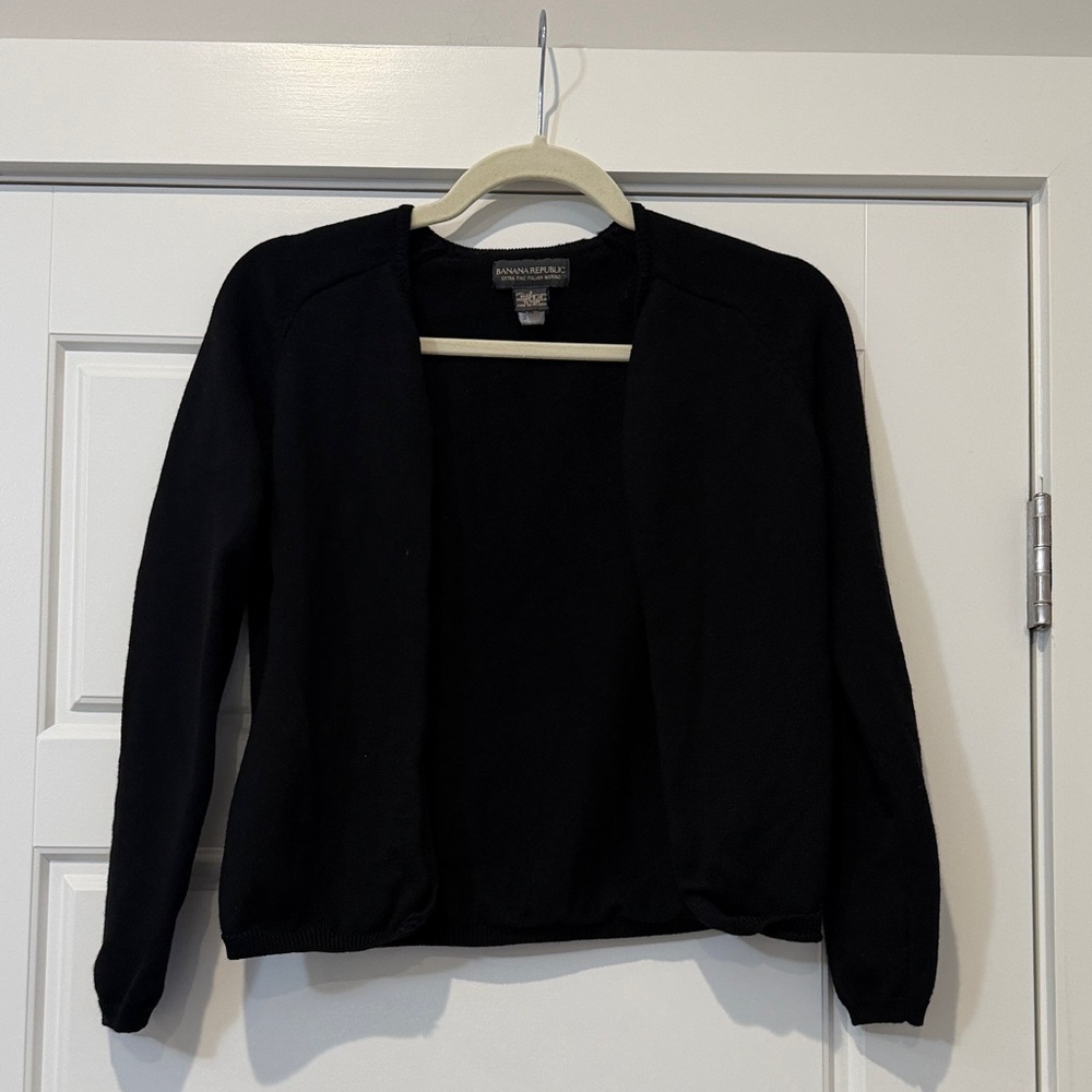 Banana Republic Women's Classic Black Cardigan